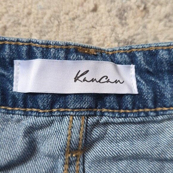 KanCan Women's Size 7 27 Distressed Denim Shorts 100% Cotton - Picture 2 of 4